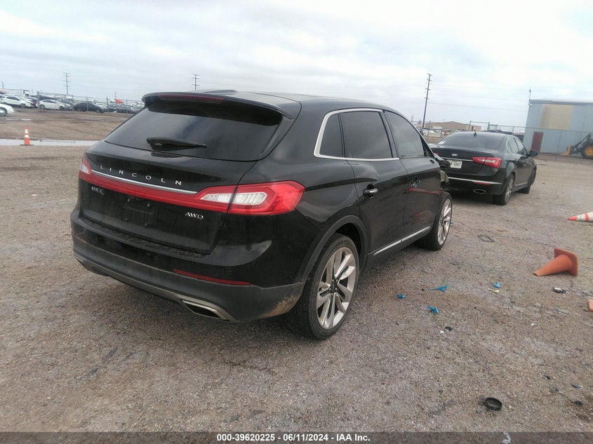 VIN 2LMPJ8LR7JBL45255 2018 LINCOLN MKX RESERVE