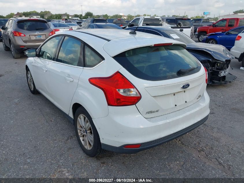 2012 Ford Focus Sel VIN: 1FAHP3M29CL372263 Lot: 39620227