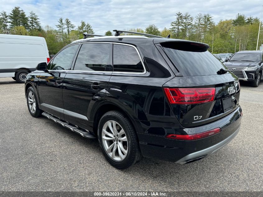 2017 Audi Q7 Premium VIN: WA1AAAF79HD001125 Lot: 39620231