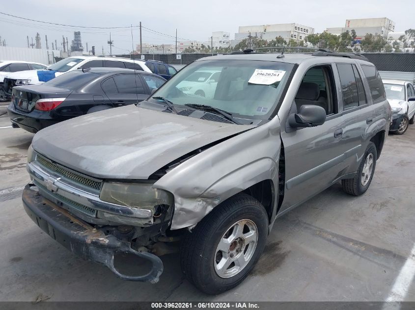 2005 Chevrolet Trailblazer Ls VIN: 1GNDS13S952218116 Lot: 39620261