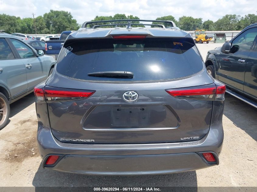 2020 Toyota Highlander Limited VIN: 5TDYZRAH4LS025695 Lot: 39620294