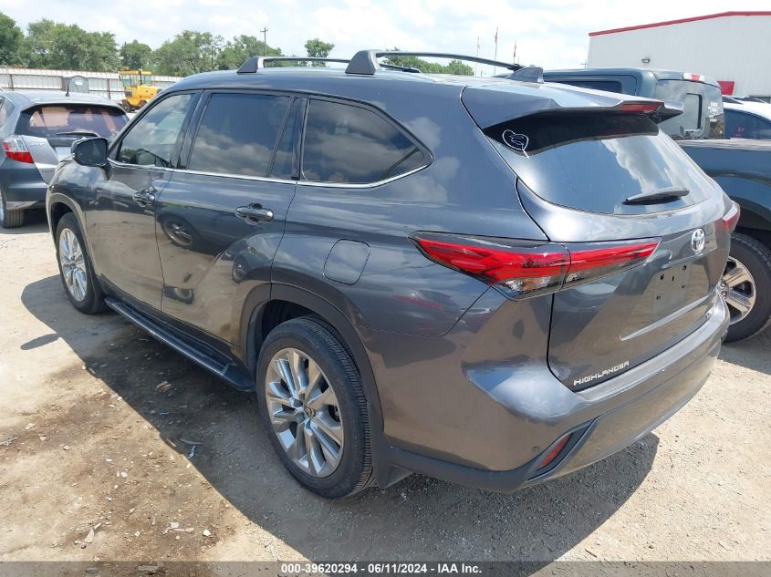 2020 Toyota Highlander Limited VIN: 5TDYZRAH4LS025695 Lot: 39620294