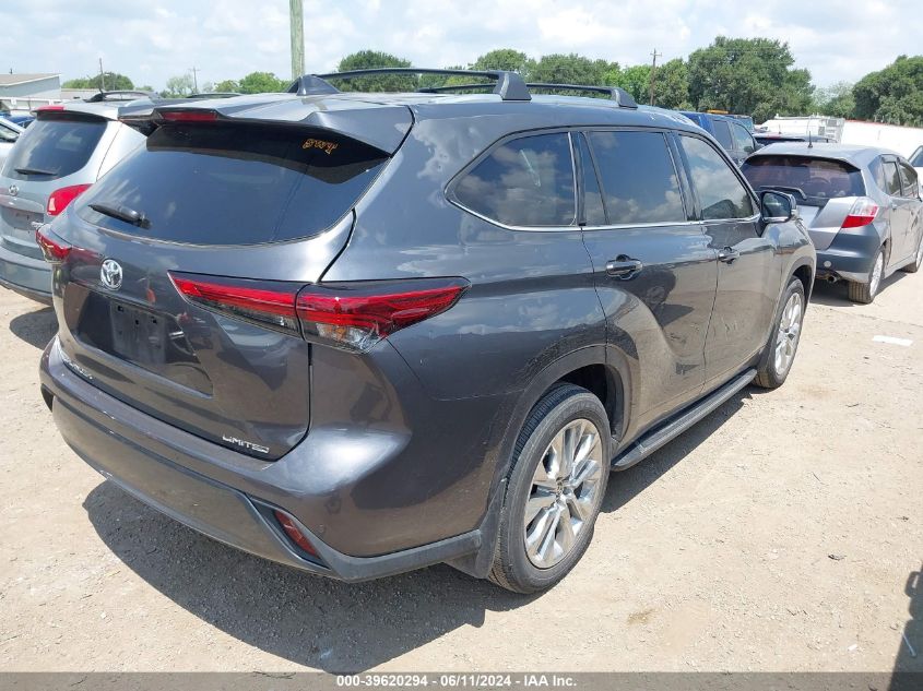 2020 Toyota Highlander Limited VIN: 5TDYZRAH4LS025695 Lot: 39620294