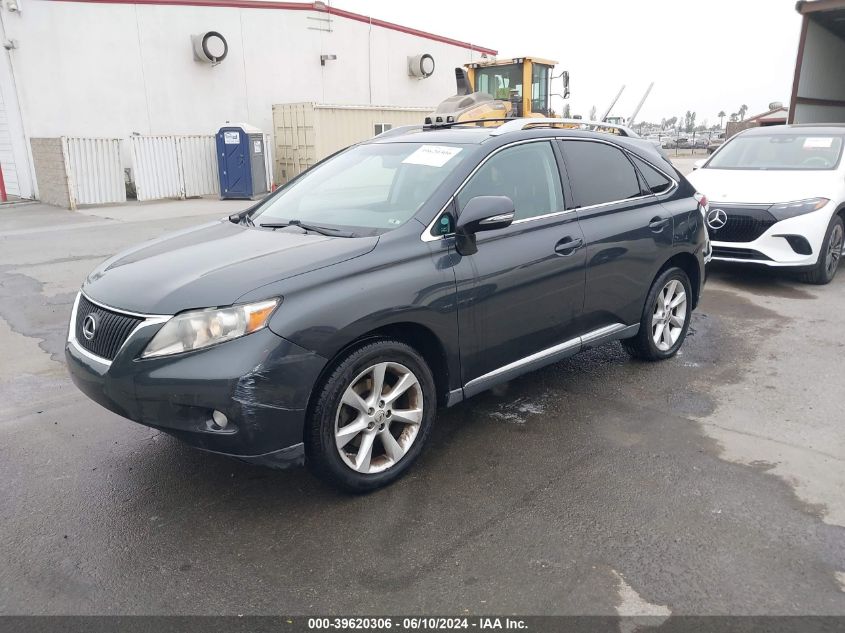 2011 Lexus Rx 350 350 VIN: 2T2ZK1BA2BC049444 Lot: 39620306