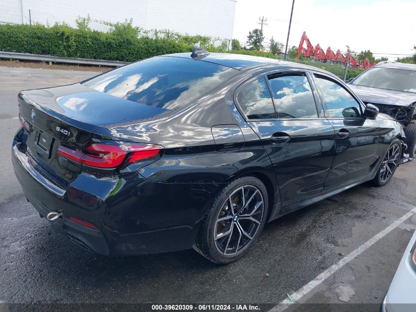 2022 BMW 540 I xDrive VIN: WBA73BJ09NWX74393 Lot: 39620309