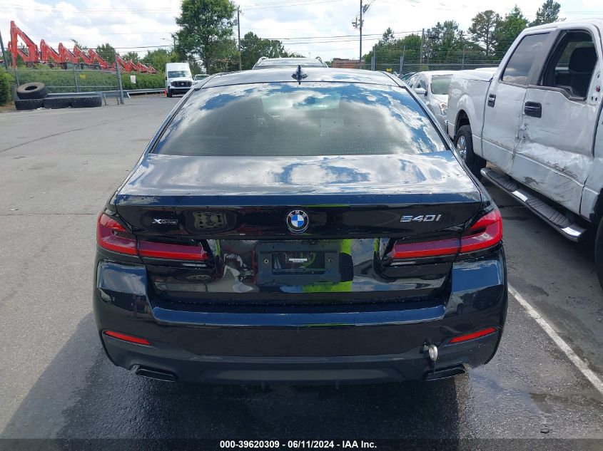 2022 BMW 540 I xDrive VIN: WBA73BJ09NWX74393 Lot: 39620309