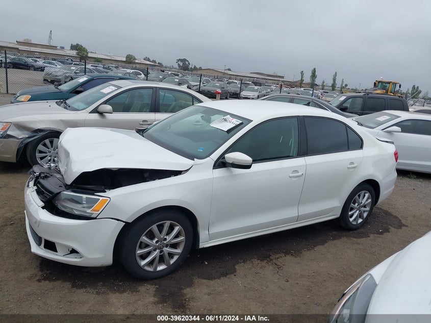 2012 Volkswagen Jetta 2.5L Se VIN: 3VWDP7AJ9CM321062 Lot: 39620344