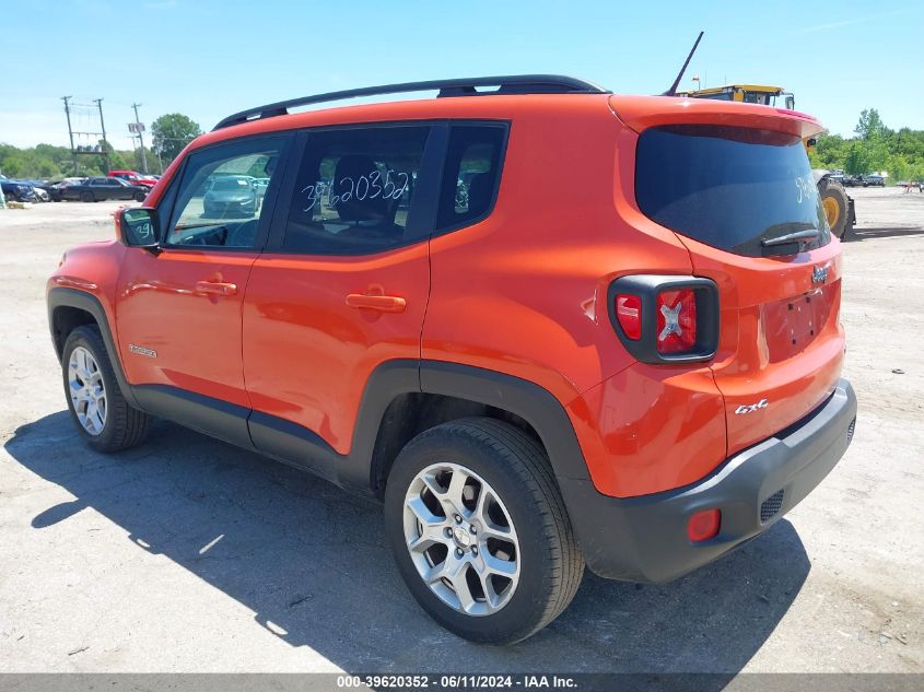 2016 Jeep Renegade Latitude VIN: ZACCJBBT2GPC53354 Lot: 39620352