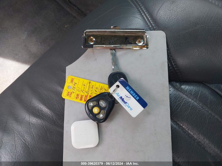 2001 Pontiac Bonneville Sle VIN: 1G2HY54K414155640 Lot: 39620379