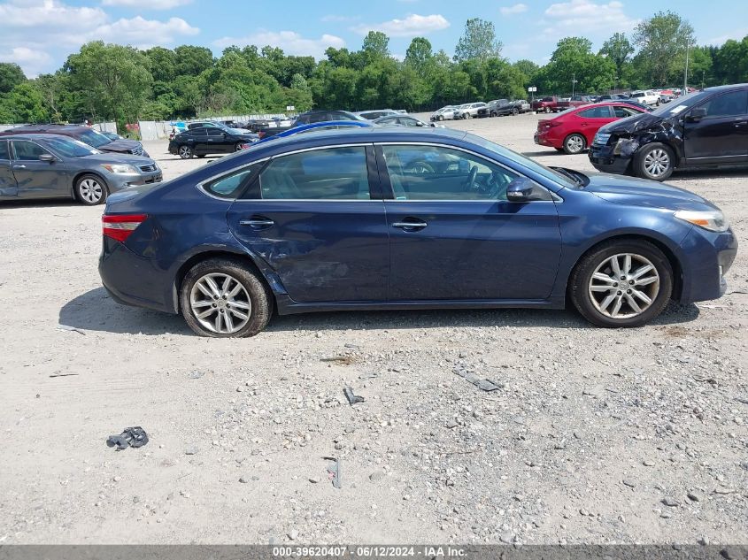 2014 Toyota Avalon Xle Premium VIN: 4T1BK1EB4EU117692 Lot: 39620407