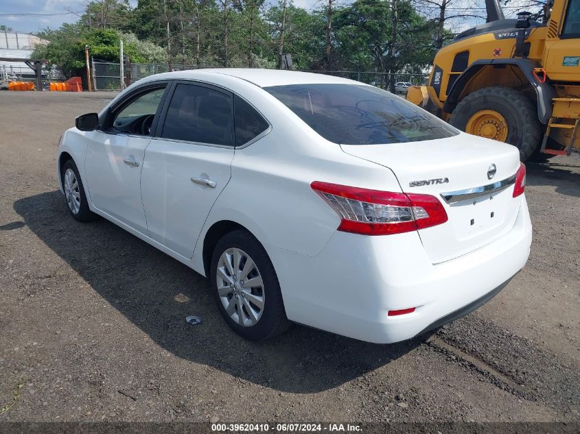 2015 Nissan Sentra Fe+ S/S/Sl/Sr/Sv VIN: 3N1AB7AP0FY241920 Lot: 39620410