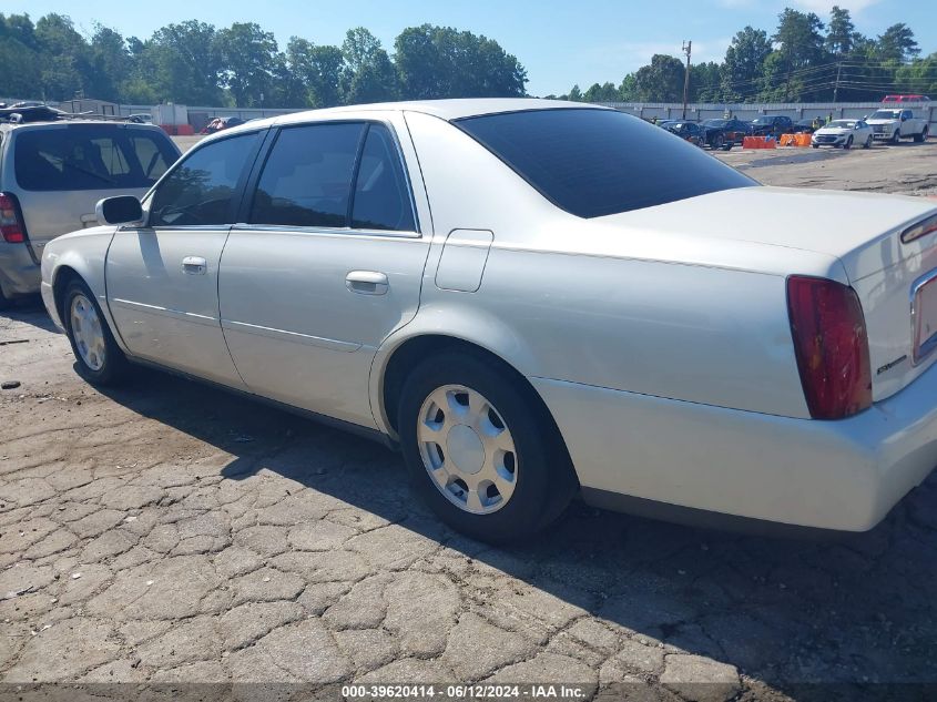 2001 Cadillac Deville Standard W/W20 VIN: 1G6KD54Y31U100763 Lot: 39620414