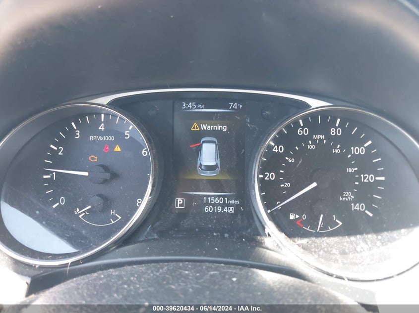 2016 Nissan Rogue S VIN: KNMAT2MV0GP704665 Lot: 39620434