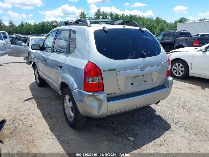 2007 Hyundai Tucson Gls VIN: KM8JM12B97U502193 Lot: 39620435