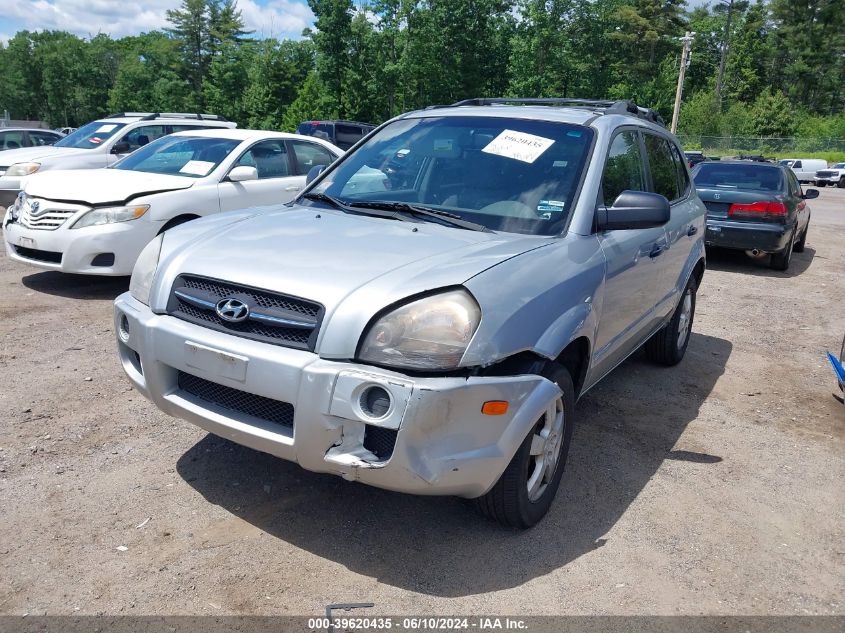 2007 Hyundai Tucson Gls VIN: KM8JM12B97U502193 Lot: 39620435