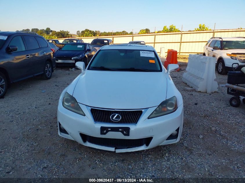 2012 Lexus Is 250 VIN: JTHBF5C27C5166135 Lot: 39620437