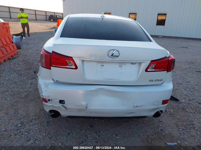 2012 Lexus Is 250 VIN: JTHBF5C27C5166135 Lot: 39620437