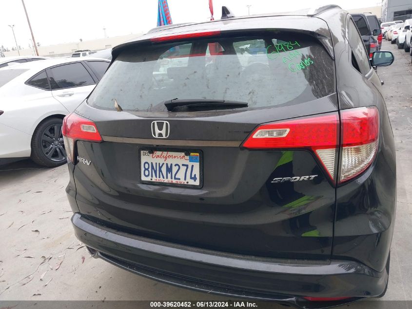 2019 Honda Hr-V Sport VIN: 3CZRU5H16KM722640 Lot: 39620452