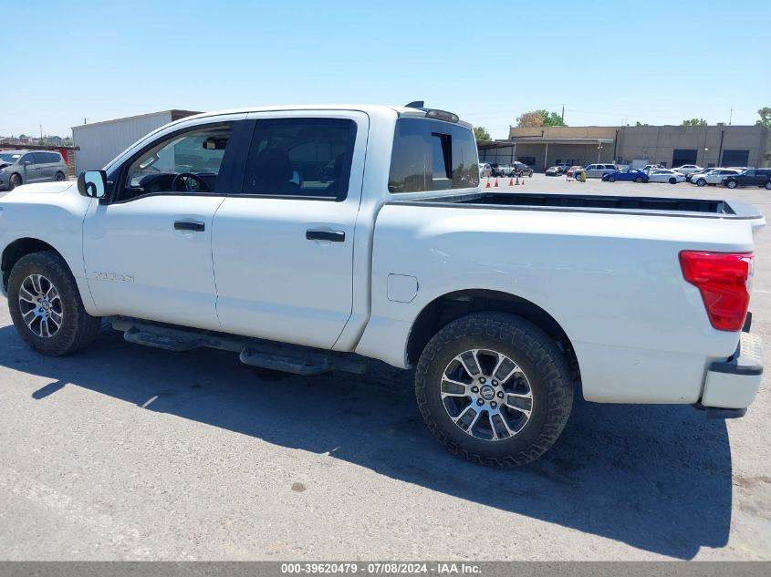 2022 Nissan Titan Sv 4X4 VIN: 1N6AA1EC6NN106809 Lot: 39620479