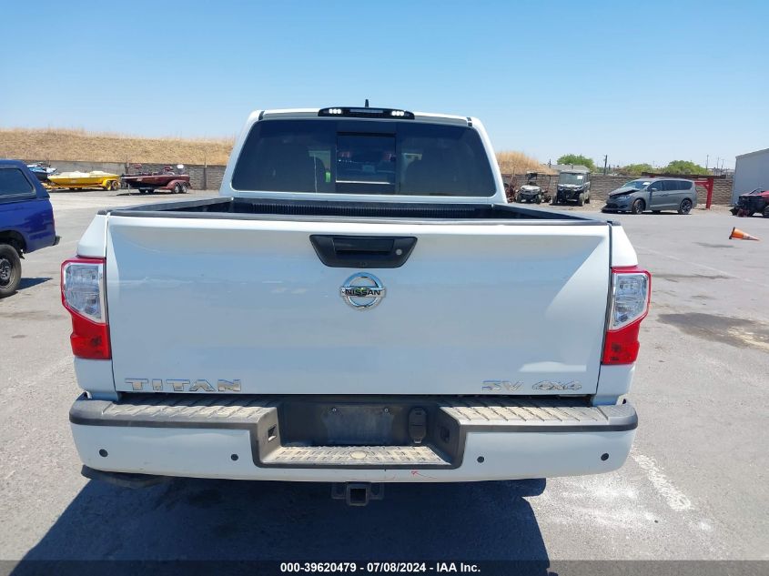 2022 Nissan Titan Sv 4X4 VIN: 1N6AA1EC6NN106809 Lot: 39620479