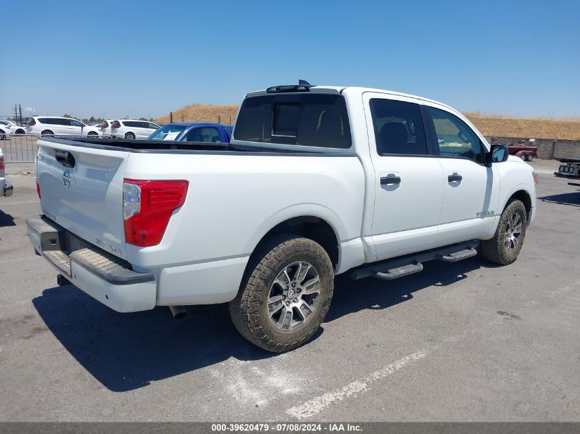 2022 Nissan Titan Sv 4X4 VIN: 1N6AA1EC6NN106809 Lot: 39620479