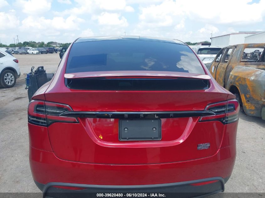 2023 Tesla Model X Plaid Tri Motor All-Wheel Drive VIN: 7SAXCBE68PF428685 Lot: 39620480