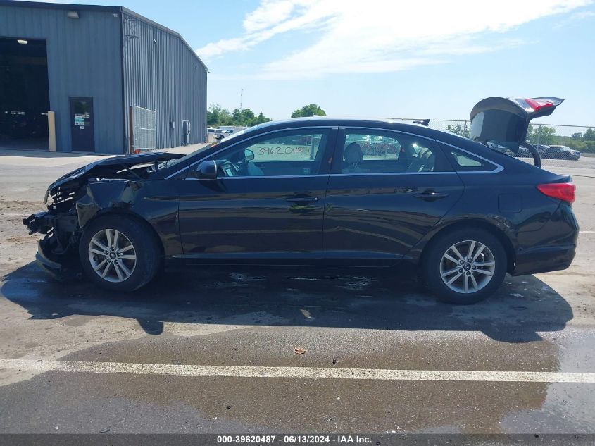 2017 Hyundai Sonata Se VIN: 5NPE24AF0HH453365 Lot: 39620487