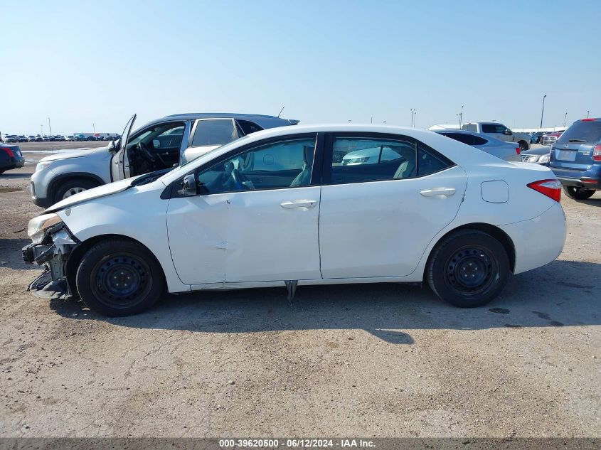 2014 Toyota Corolla Le VIN: 5YFBURHE4EP080630 Lot: 39620500