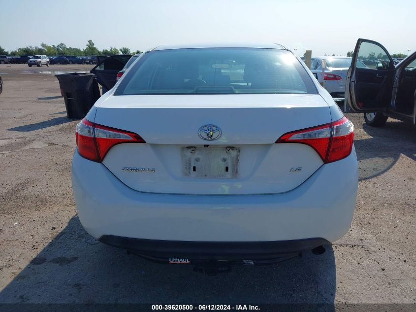 2014 Toyota Corolla Le VIN: 5YFBURHE4EP080630 Lot: 39620500