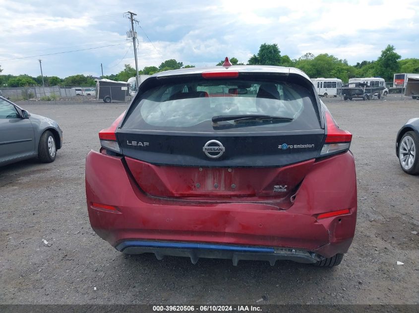 2021 Nissan Leaf Sv Plus 62 Kwh VIN: 1N4BZ1CV5MC552518 Lot: 39620506