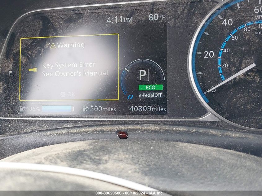 2021 Nissan Leaf Sv Plus 62 Kwh VIN: 1N4BZ1CV5MC552518 Lot: 39620506