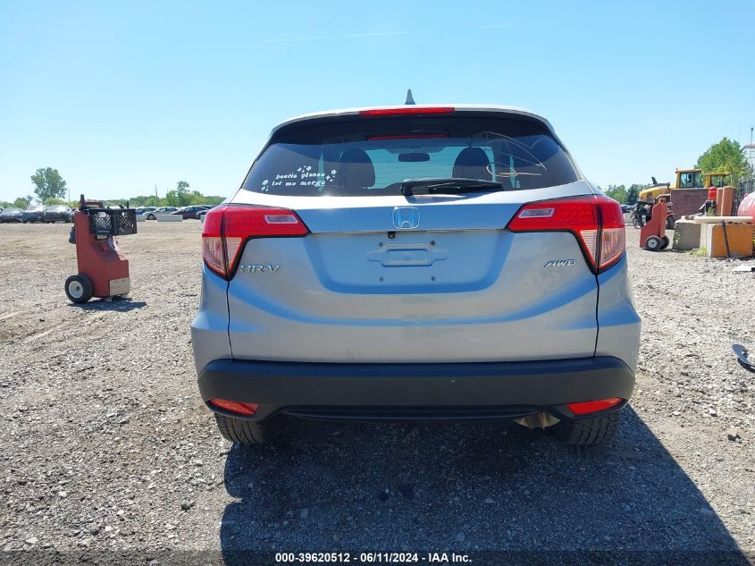 2018 Honda Hr-V Ex VIN: 3CZRU6H50JG705872 Lot: 39620512