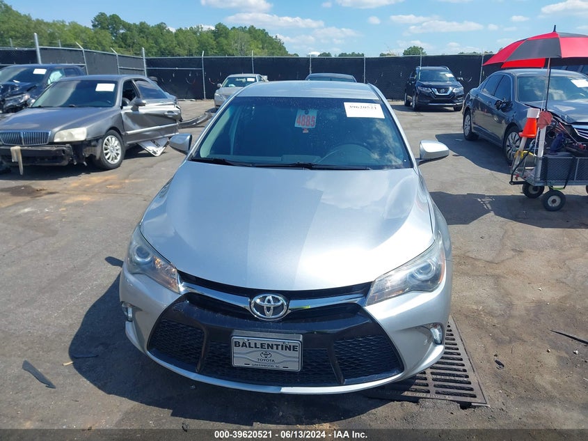 2016 Toyota Camry Se VIN: 4T1BF1FK2GU598659 Lot: 39620521