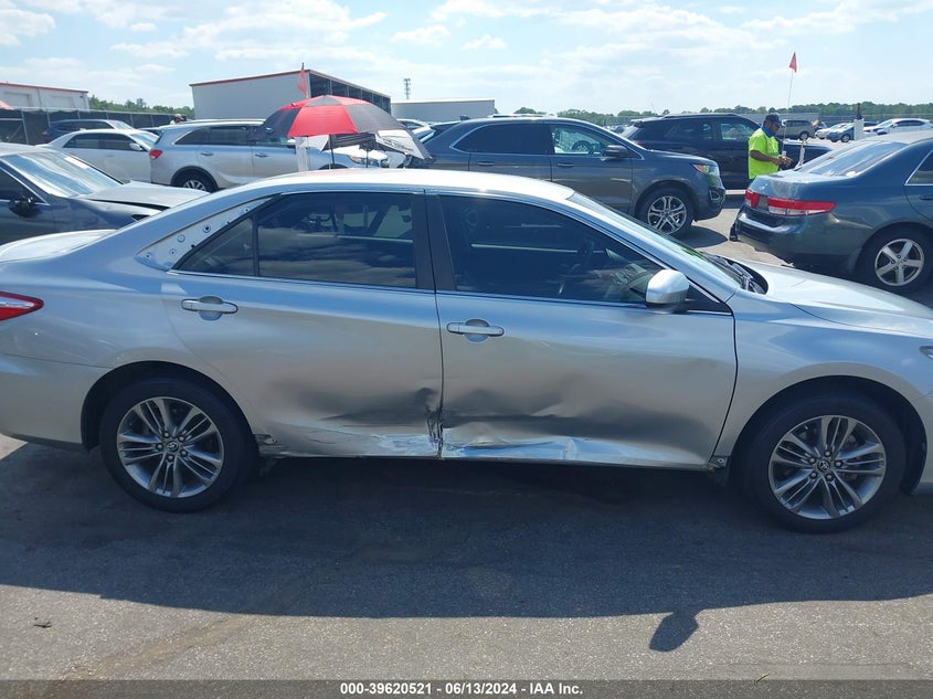 2016 Toyota Camry Se VIN: 4T1BF1FK2GU598659 Lot: 39620521