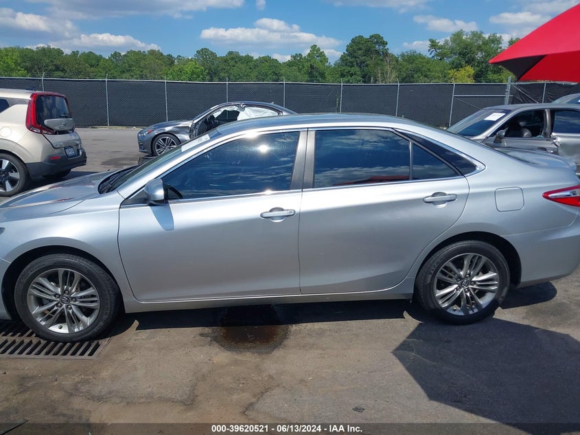 2016 Toyota Camry Se VIN: 4T1BF1FK2GU598659 Lot: 39620521