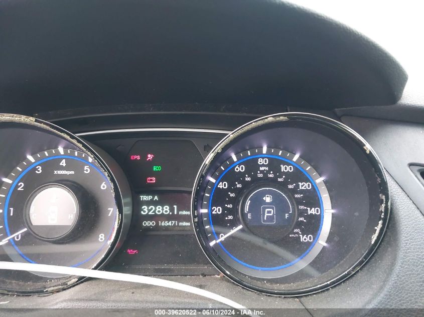 2013 Hyundai Sonata Gls VIN: 5NPEB4AC8DH570580 Lot: 39620522