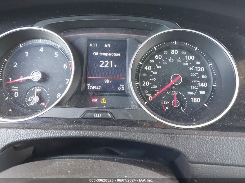 2017 VOLKSWAGEN GOLF GTI AUTOBAHN 4-DOOR/S 4-DOOR/SE 4-DOOR/SPORT 4-DOOR - 3VW5T7AU8HM019859