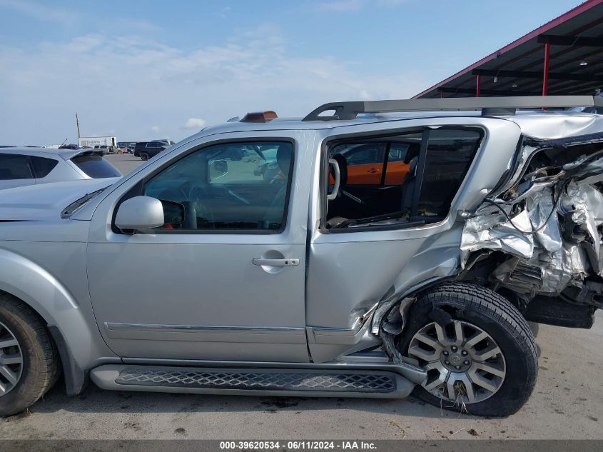 2011 Nissan Pathfinder Le VIN: 5N1AR1NN3BC624571 Lot: 39620534