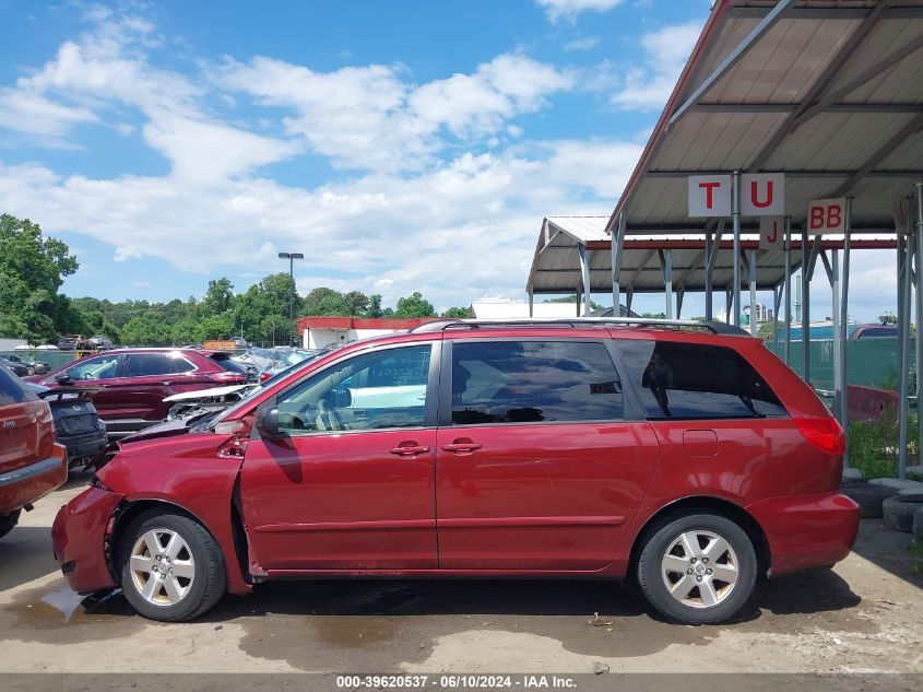 2008 Toyota Sienna Le VIN: 5TDZK23C88S115540 Lot: 39620537