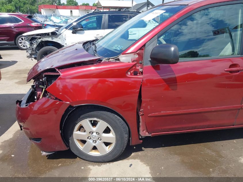 2008 Toyota Sienna Le VIN: 5TDZK23C88S115540 Lot: 39620537
