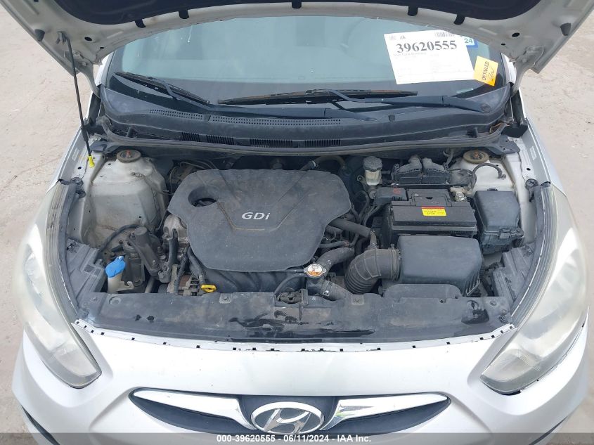 2012 Hyundai Accent Gls VIN: KMHCT4AE6CU189333 Lot: 39620555