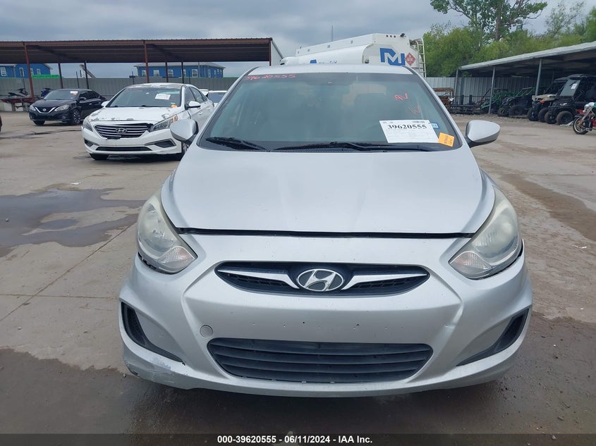 2012 Hyundai Accent Gls VIN: KMHCT4AE6CU189333 Lot: 39620555