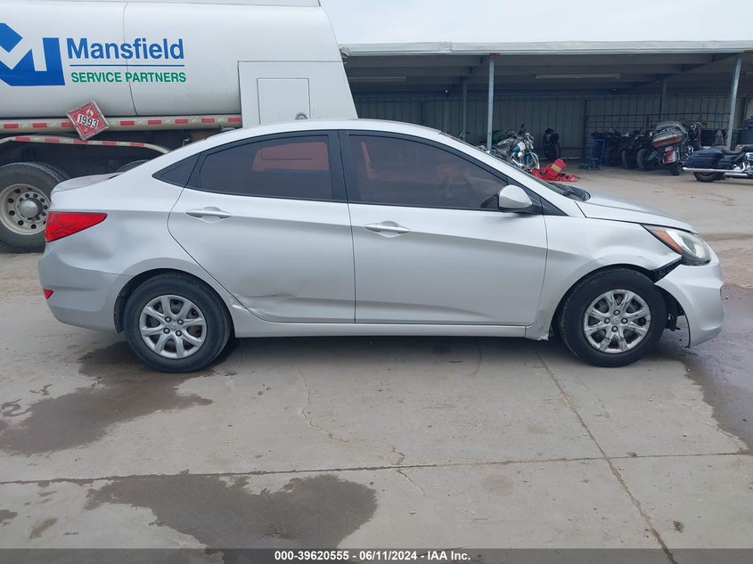 2012 Hyundai Accent Gls VIN: KMHCT4AE6CU189333 Lot: 39620555