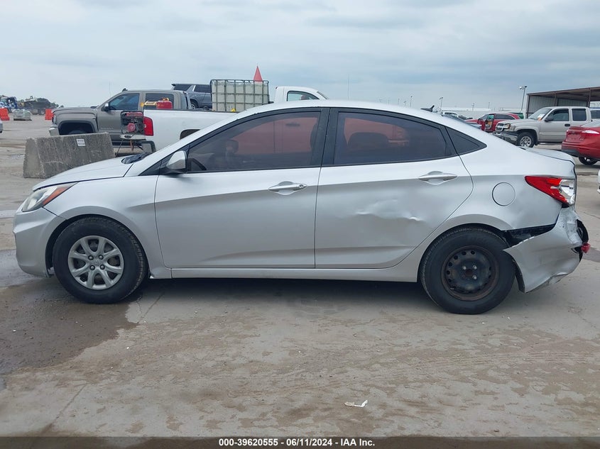 2012 Hyundai Accent Gls VIN: KMHCT4AE6CU189333 Lot: 39620555