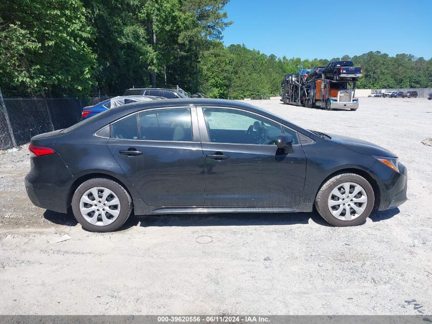 2022 Toyota Corolla Le VIN: 5YFEPMAE4NP367595 Lot: 39620556