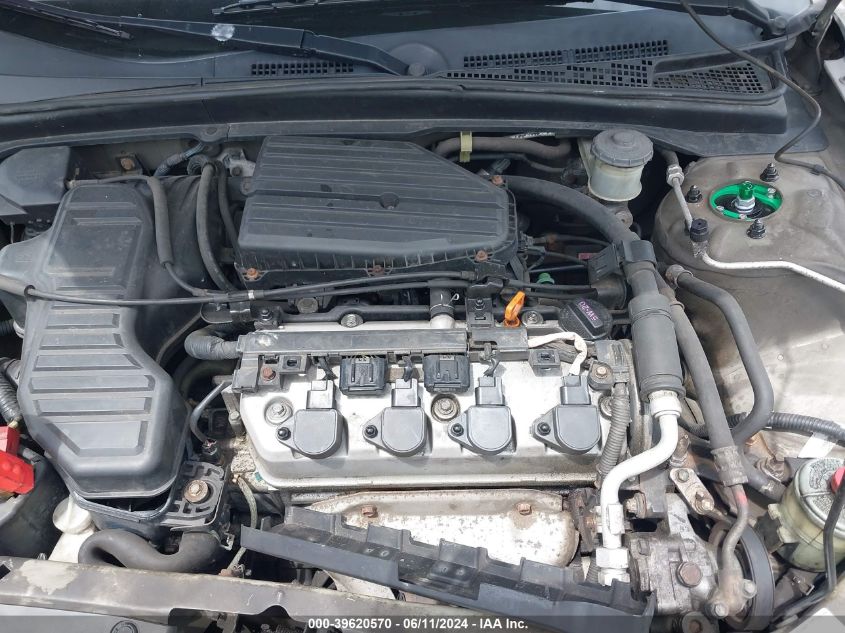 2003 Honda Civic Lx VIN: 2HGES16523H585528 Lot: 39620570