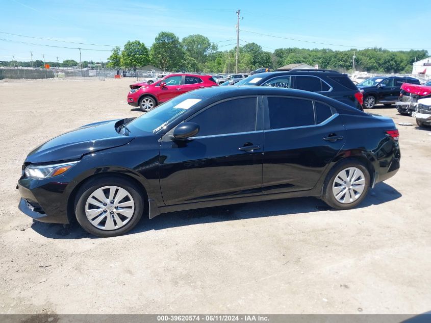 2021 Nissan Sentra S Xtronic Cvt VIN: 3N1AB8BV2MY230806 Lot: 39620574