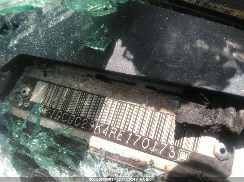 1994 Chevrolet Gmt-400 C2500 VIN: 1GCGC29K4RE170173 Lot: 39620581