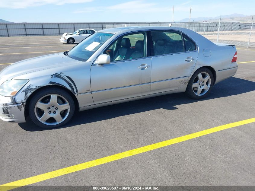 2004 Lexus Ls 430 VIN: JTHBN36FX40166991 Lot: 39620597