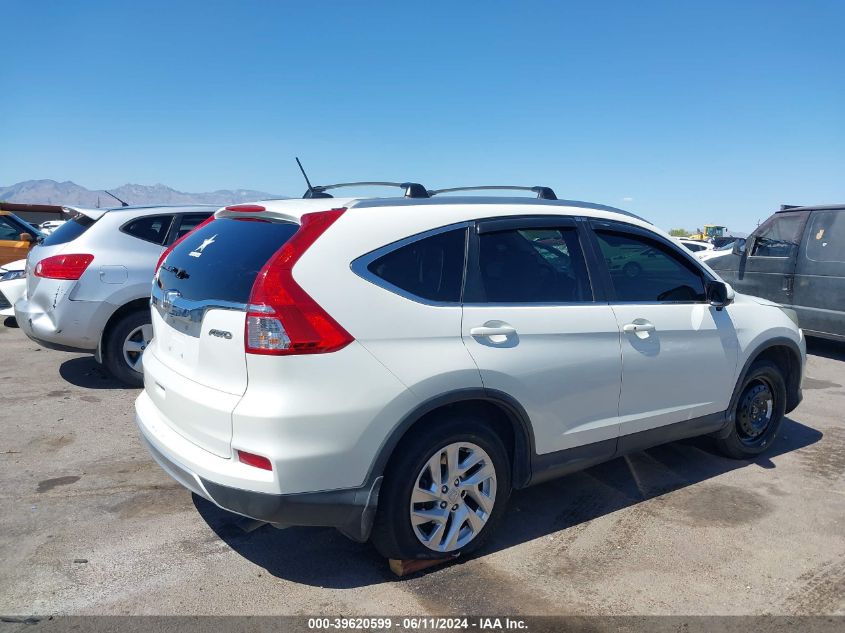 2015 Honda Cr-V Ex-L VIN: 5J6RM4H70FL003972 Lot: 39620599